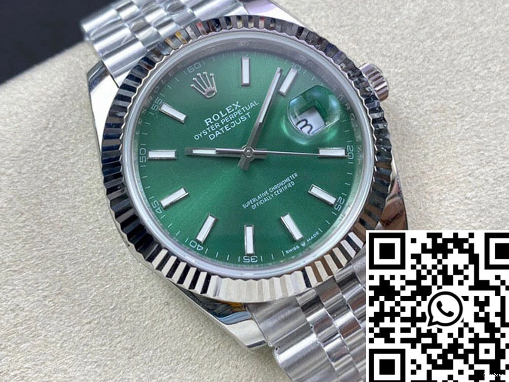 EW Dial M126334-0028 Factory Datejust Green Rolex 1013